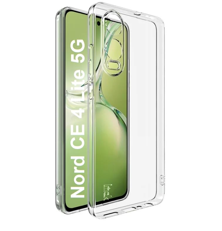 Image of REALCASE Silicone for OnePlus Nord CE 4 Lite 5G Back Cover Case, Scratch Resistant Protective Crystal Clear Transparent Shock Proof Bumper Back Cover Case for OnePlus Nord CE 4 Lite 5G