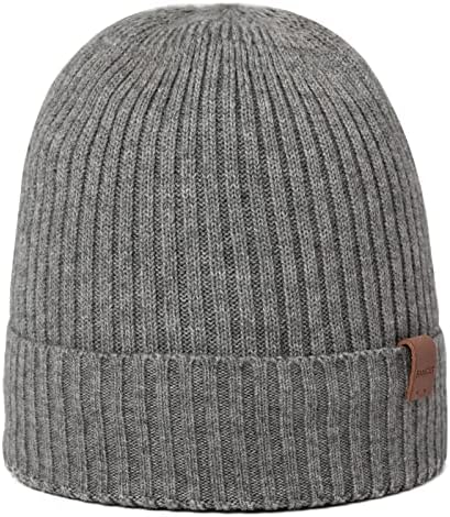 Fancet Life Winter Beanie Hat Mens 46% Merino Wool Hats for Women Golf Running Skiing Walking Warm Gifts for Xmas