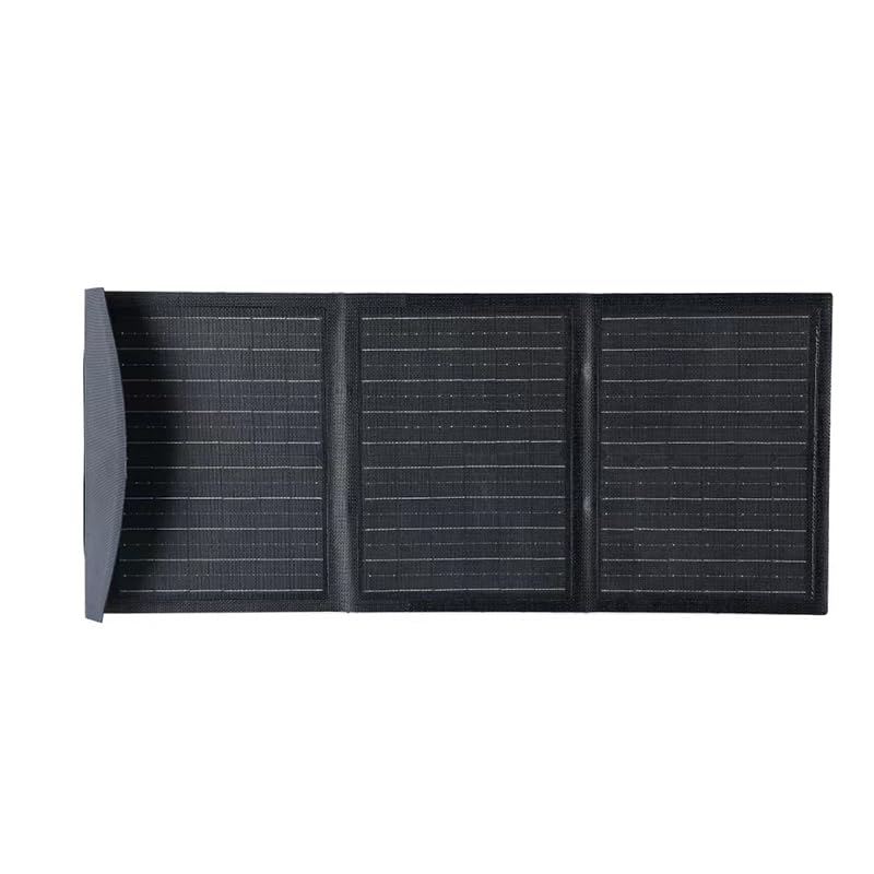 60W-120W Portable Solar Panel Charger for Laptop Cellphone, Waterproof IP65 Foldable Solar Panel with 4 Output, for Solar Generator, Power Bank, 12V Car Battery… (60, Watts), Black