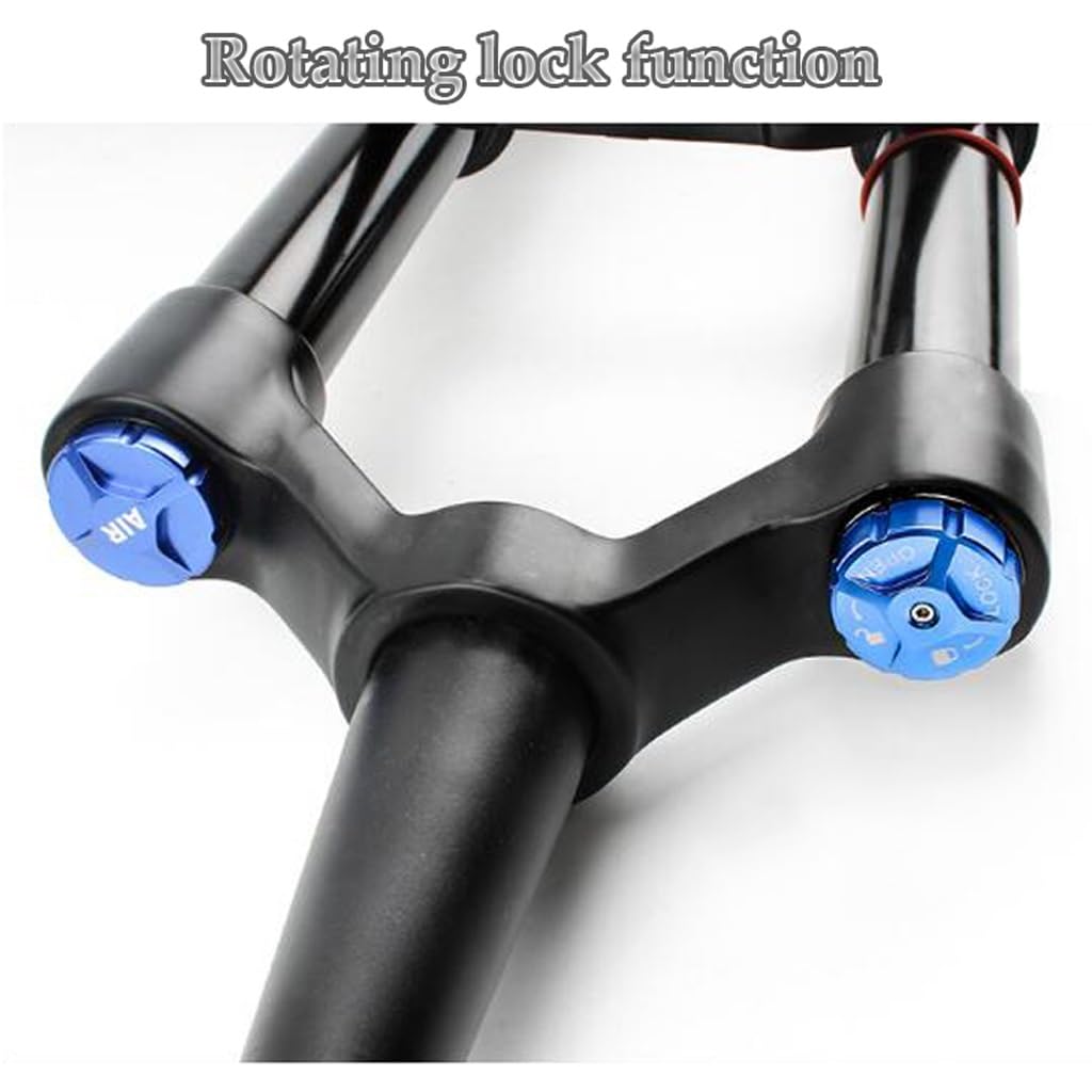 Widelec MTB 27,5 29 cala ze stopu aluminium, rura stożkowa 1-1/2", przedni pistolet do roweru górskiego, ręczny kołek blokujący 15 x 110 mm