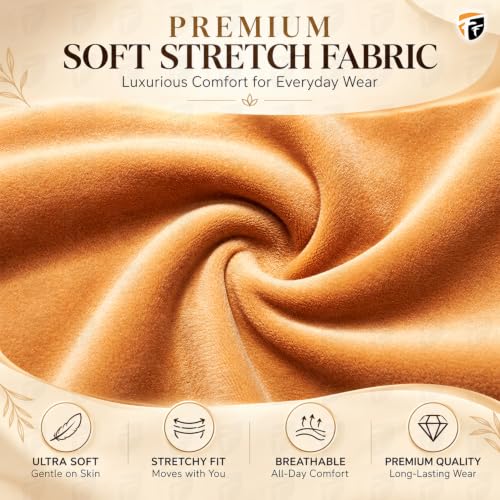 Image of FF Fleece Lined Thermal Top for Women, Stretchable Soft Stylish Warm Inner Wear Women Thermal Spaghetti, Comfortable Fitted Thermal Tank Top Body Warmer for Women