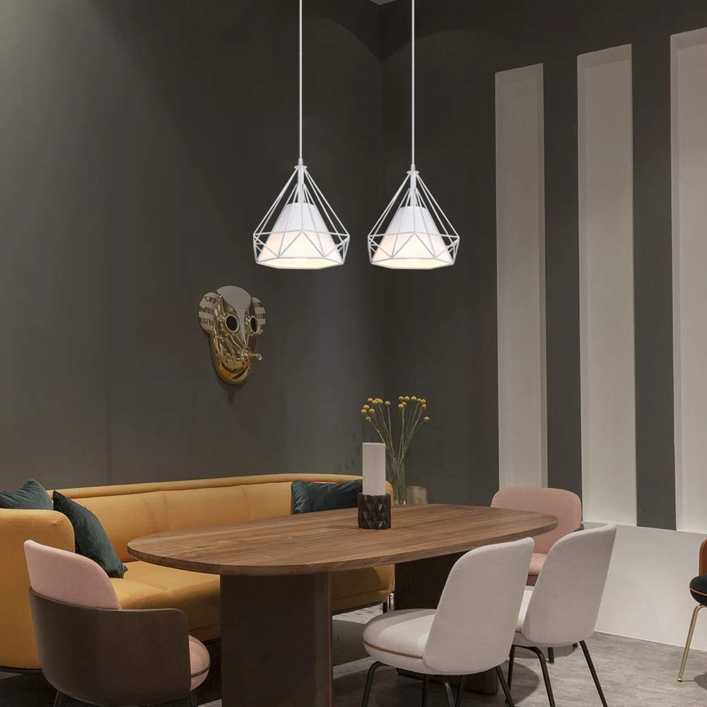 Lampadario Soffitto Vintage Oro - Diamante Metal 25cm Con Attacco E27 - Foto 12