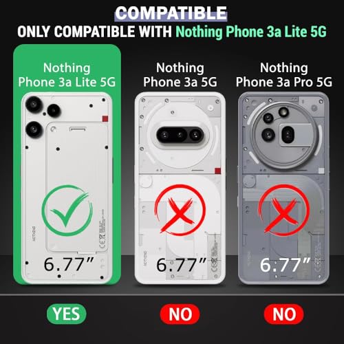 Image of Shockproof Case Compatible with Nothing Phone (3a) Lite 5G | Full Camera Protection | TPU Flexible Back Cover for Nothing Phone (3a) Lite 5G (Graphite Grey)