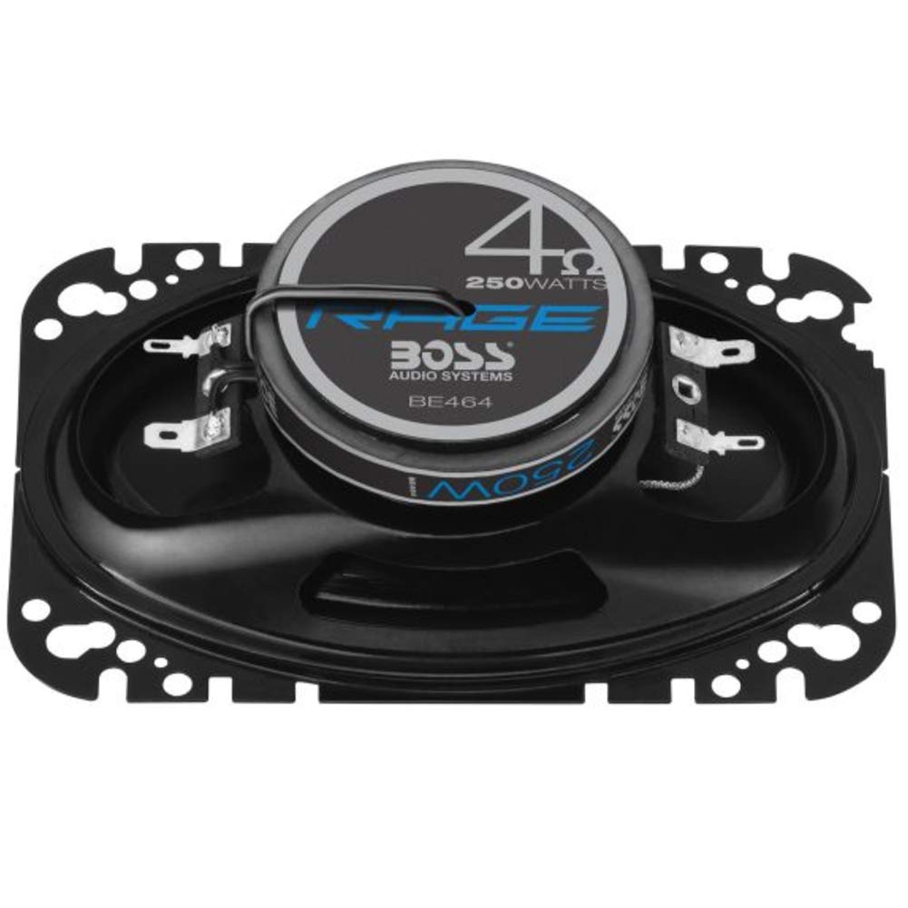 Par De Altavoces Coaxiales 4 Vías 4×6″ – 250W Máx, 4 Ohmios, LED Azul Y Suspensión De Goma