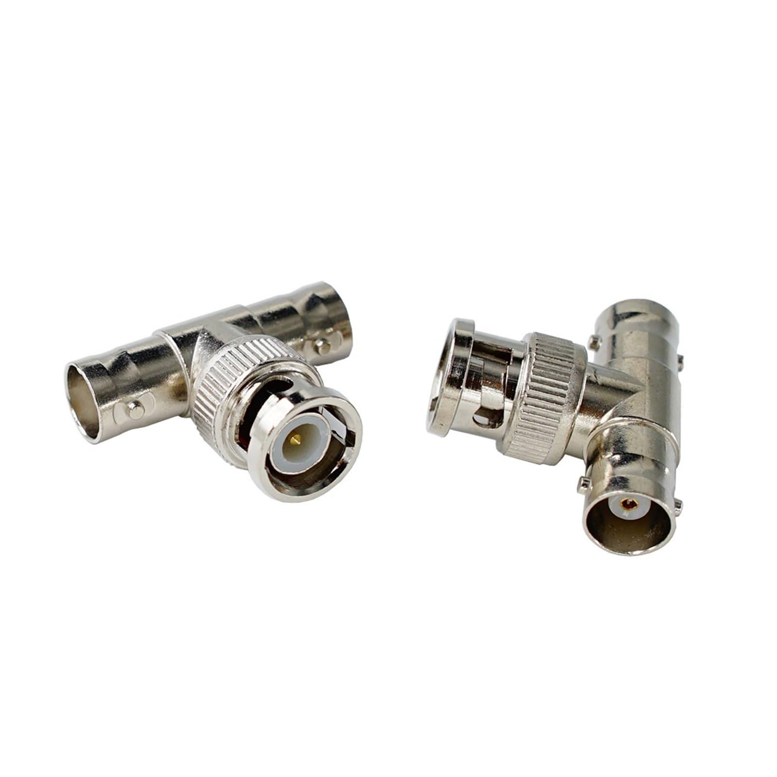 Adattatore Connettore BNC Maschio A 2 Femmine T Da 100 Pezzi
