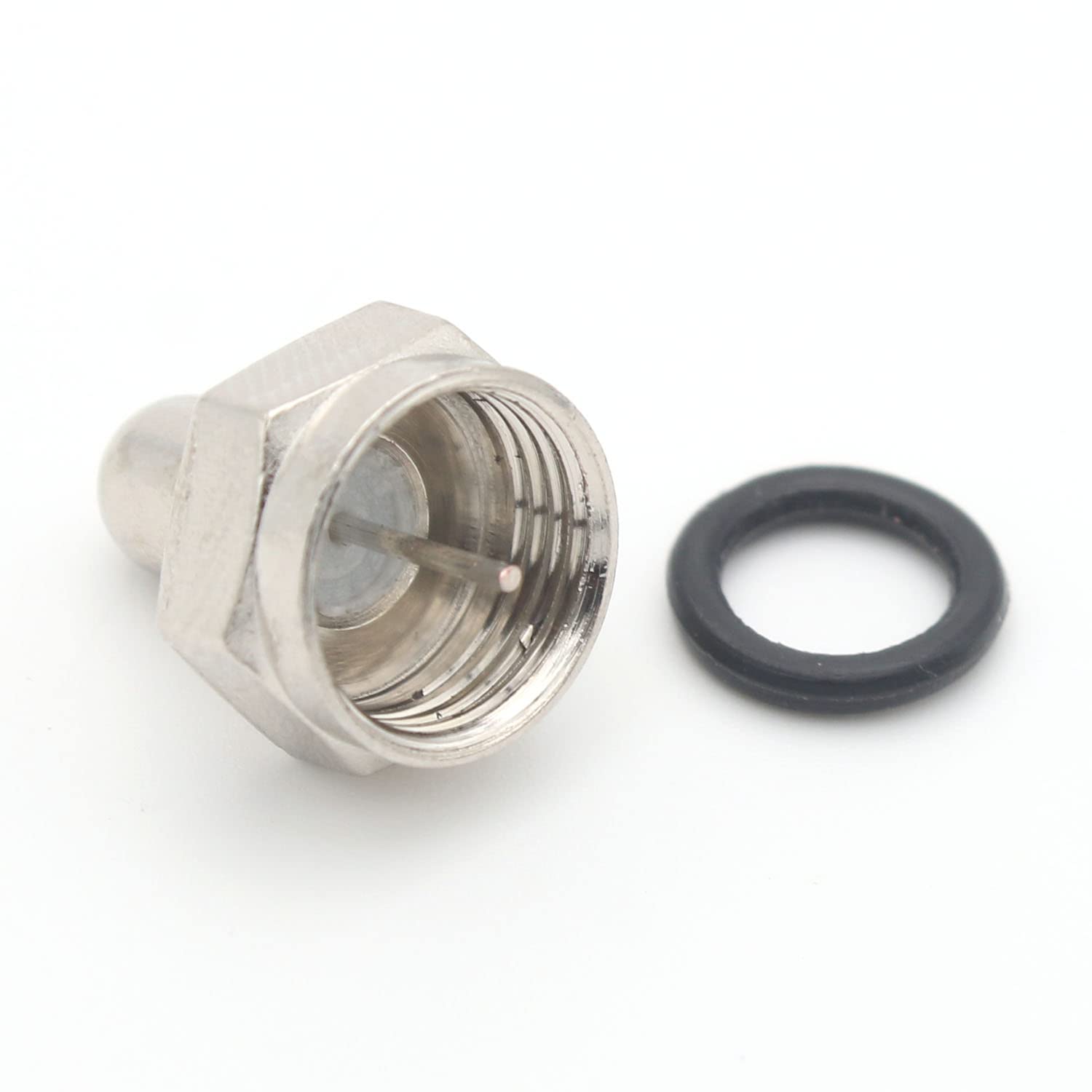 Fanbalunke Coax Cap Cover 15 Pcs F Type 75 Ohm Terminator Coaxial Terminator Caps for Ports on Splitter AMP, Coaxial Cable - Image 4