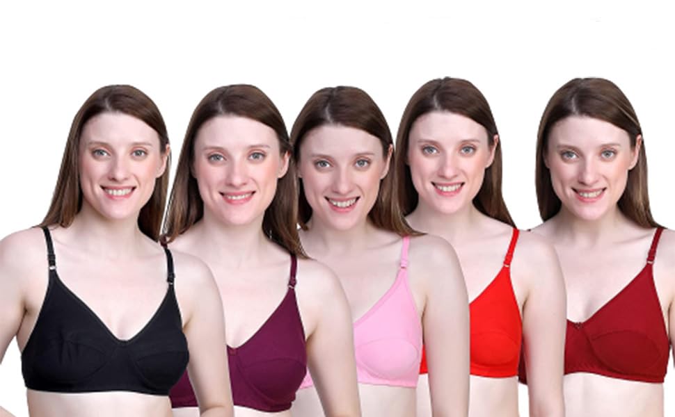 SUPRMODL Bra for Women Cotton Wired Bra Combo Pack of... SUPRMODL Bra for Women Cotton Wired Bra Combo Pack of...