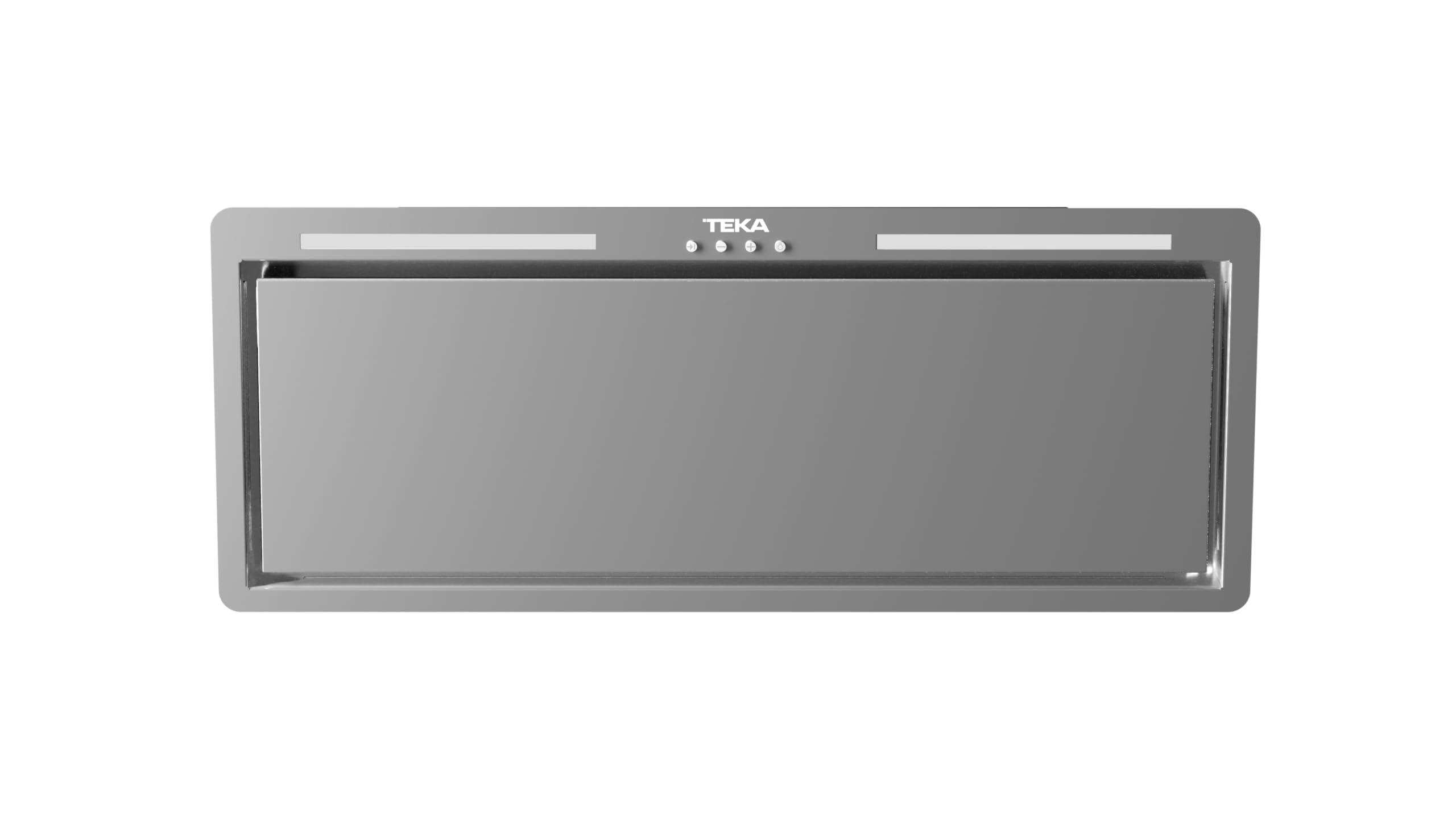 TEKA Campana Integrable con Aspiración Perimetral, Mandos Electrónicos, 2 Lámparas LED, 3 Velocidades + Intensiva, Motor EcoPower, Compatible con recirculación, GFL 77760 EOS IX