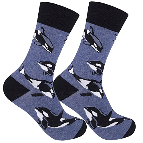 FUNATIC Killer Whale Socks for Men Women | Orca Lover