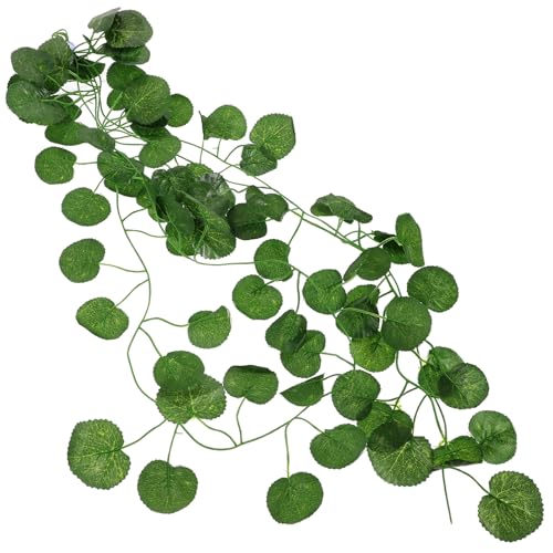Alasum Plante Artificielle pour Enclos de Reptiles et Aquarium Vigne en Plastique Décoration Suspendue pour Gecko Lézard Tortue et Serpent Accessoire...