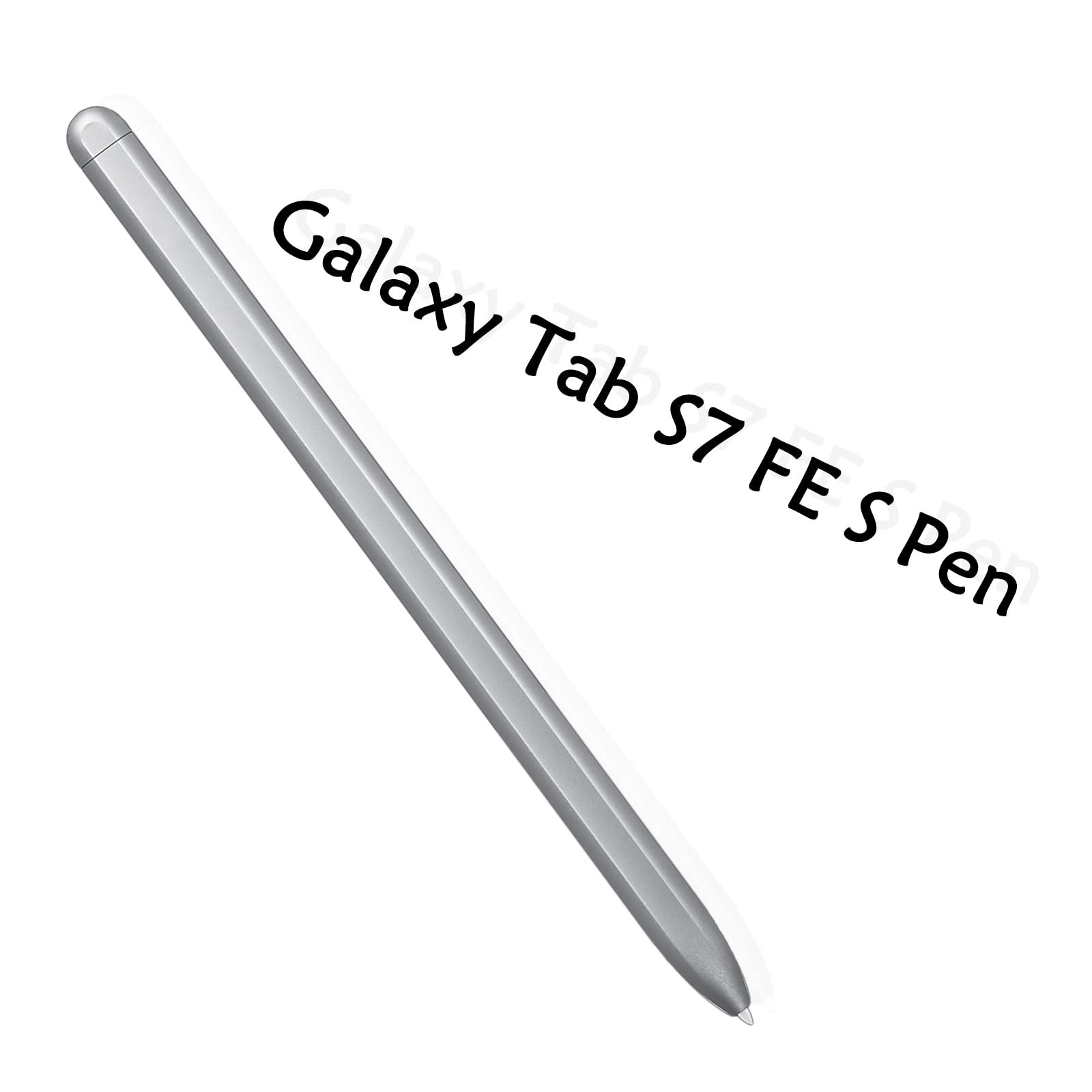Galaxy Tab S7 FE S Pen - Lápiz capacitivo de repuesto para Samsung Galaxy Tab S7 FE SM-T730, SM-T733, SM-T736B Touch Pen + puntas/puntas (plata mística)
