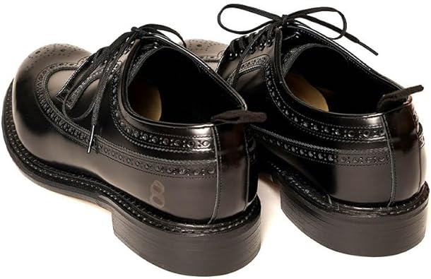 キッズラブゲイト レザーシューズ　ウィングチップ バックルストラップ　ブラック キッズラブゲイト レザーシューズウィングチップ バックル