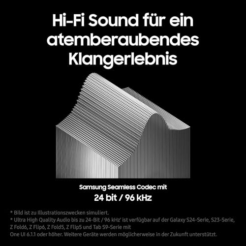 Samsung Galaxy Buds3 Pro Kabellose Bluetooth-Kopfhörer, Active Noise Cancelling (ANC), Adaptive Geräuschunterdrückung, 360 Audio, In-Ear-Kopfhörer mit Hi-Fi-Sound, Silver, Inkl. Anymode Clear Cover Samsung Galaxy Buds3 Pro Kabellose Bluetooth-Kopfhörer, Active Noise Cancelling (ANC), Adaptive Geräuschunterdrückung, 360 Audio, In-Ear-Kopfhörer mit Hi-Fi-Sound, Silver, Inkl. Anymode Clear Cover