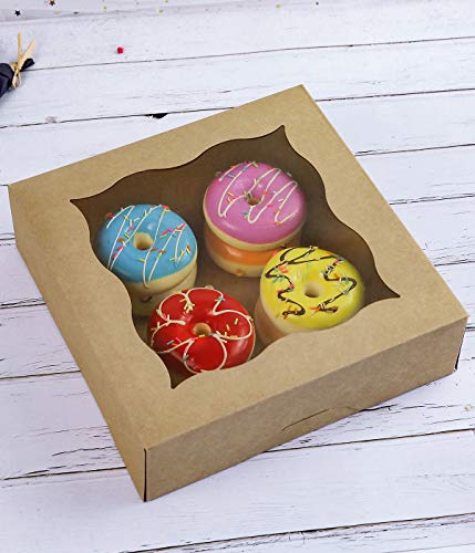 Cherry PIE10*10*3INCH015PCSAAA 15-Pack 10"X10"X3"Brown Bakery Boxes thumb #2