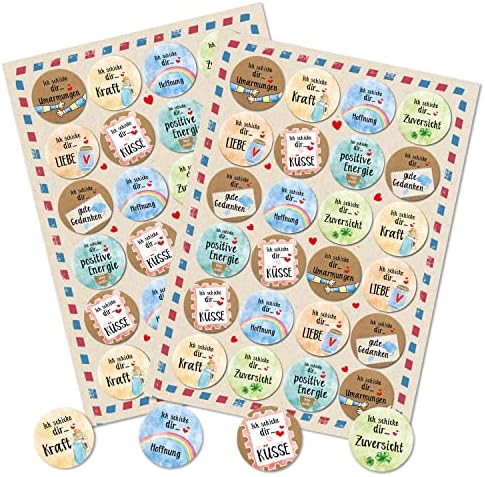 Logbuch-Verlag – Set 24 Portafortuna In Legno: 12 Quadrifogli + 12 Frasi, 4 Cm, In Sacchetto Cotone, Per Matrimoni E Compleanni - 3
