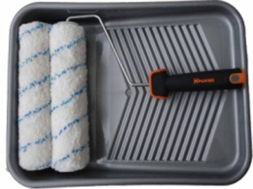 Harden Professional Microfiber Paint Roller Set (4pc) – 9" Roller
