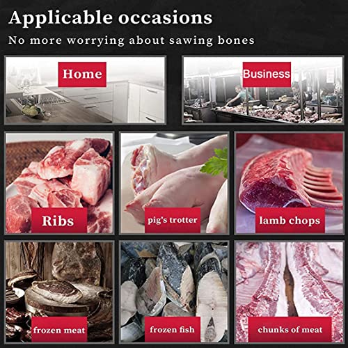 BYOKA 4800W Elektrische Kabelgebundene Säbelsäge Mit Variabler Geschwindigkeit, Gewerbliche Knochenfleischsäge Zum Schneiden Von Gefrorenem Fleisch, Knochen – Bild 8