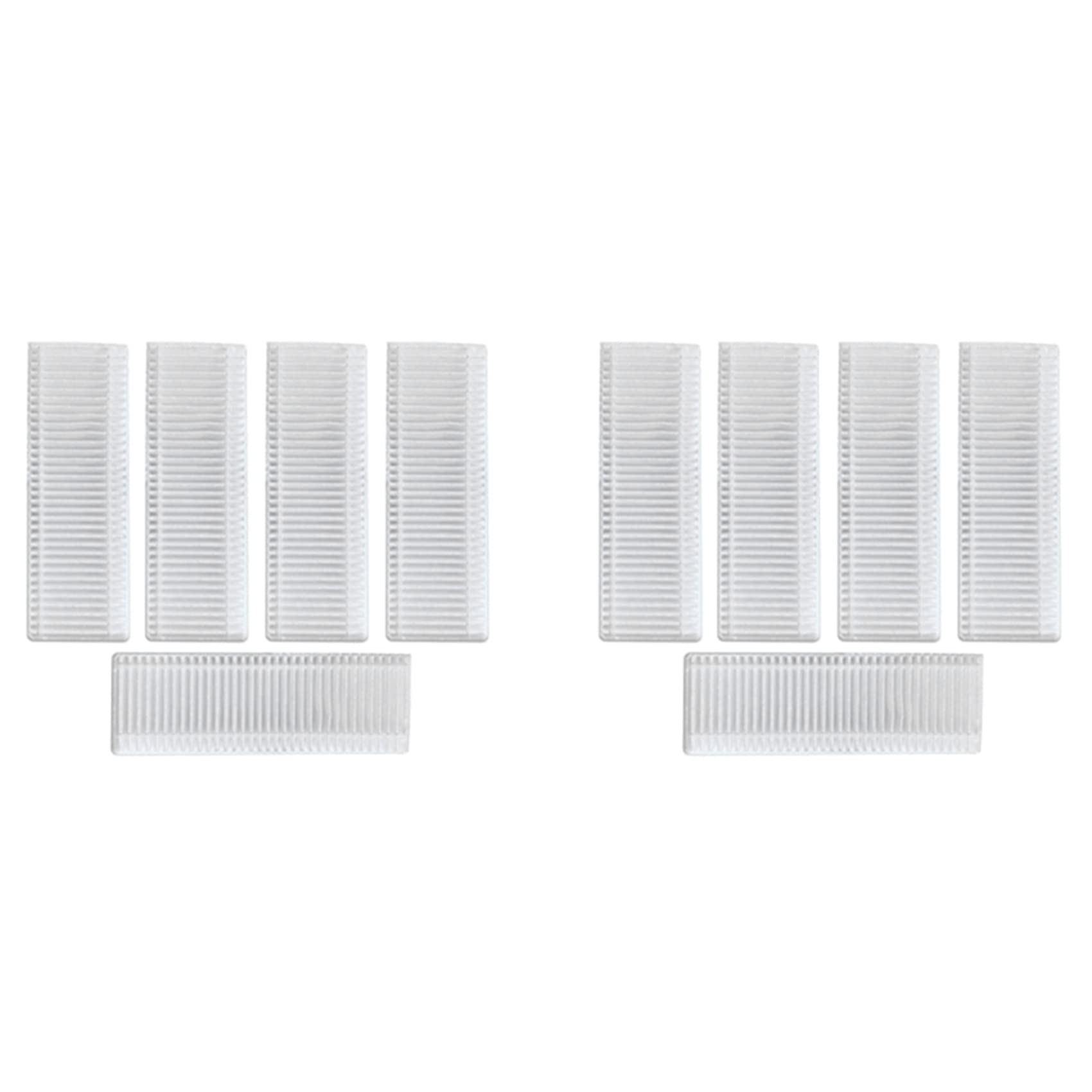 Oewwthy White 10 Pcs Robot Vacuum Cleaner Hepa Filters For Kitfort Kt-532 Kt532 Robotic Vacuum Cleaner Parts Filter Hepa Accessories