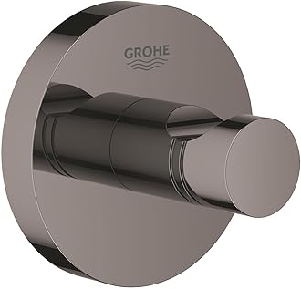 GROHE 40364A01 Essentials Robe Hook, Hard Graphite