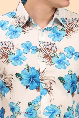 Image of Mens Printed Casual Shirts and Shorts Set Button Down Co-ord Set
