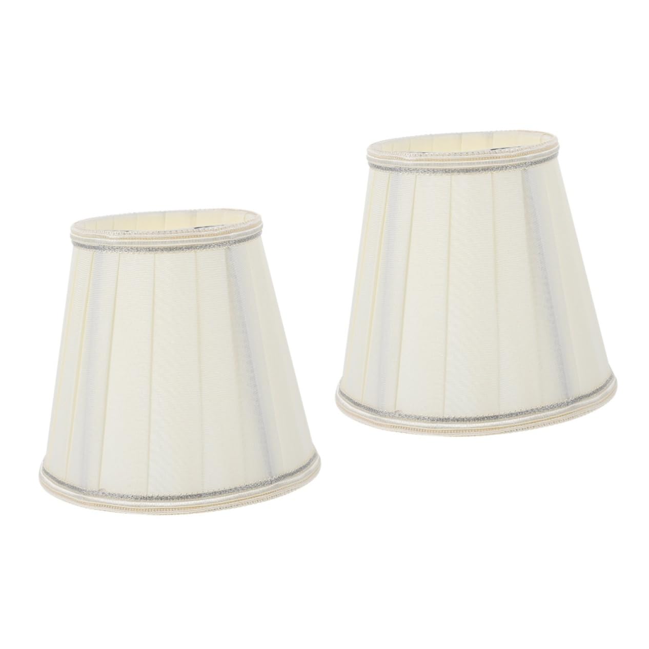 HEMOTON 2pcs Decorative Cloth Lampshade Lamp Cover for Table Light Creative Simple Design for Bedroom Decor