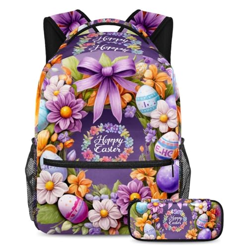 Sac à dos de jour violet multicolore idéal pour le collège et les sorties
