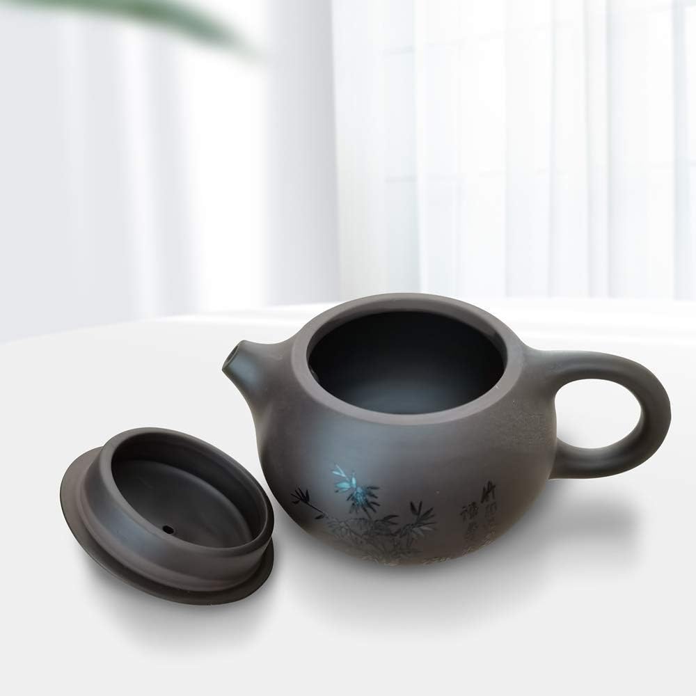 Flаѕh Dеаlѕ - 80% оƒƒ Portable Tea Set,Chinese Teapot Set Handmade Ceramic Tea Set Travel Bag Suitable for Travel Home Outdoor and Office Black Amаzіng 🔥 Portable Tea Set,Chinese Teapot Set Handmade Ceramic Tea Set Travel Bag Suitable for Travel Home Outdoor and Office Black