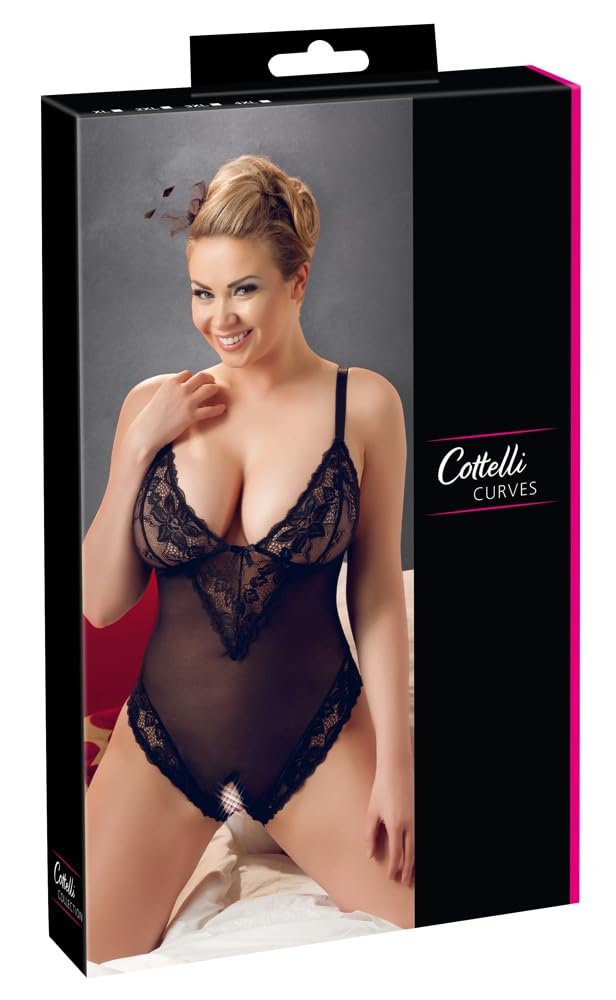 Cottelli Collection Plus 2X-Large Crotchless Body Erotic Apparel