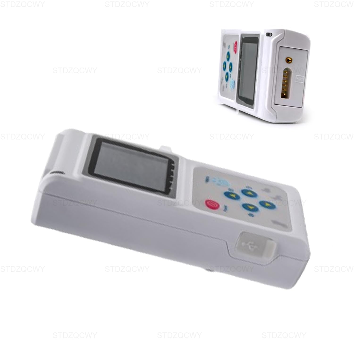 Oxímetro de pulso veterinario de mano, sensor SPO2 para oído/lengua, monitor de frecuencia de pulso con sonda y cable USB, esencial para el cuidado hospitalario de perros, gatos y mascotas