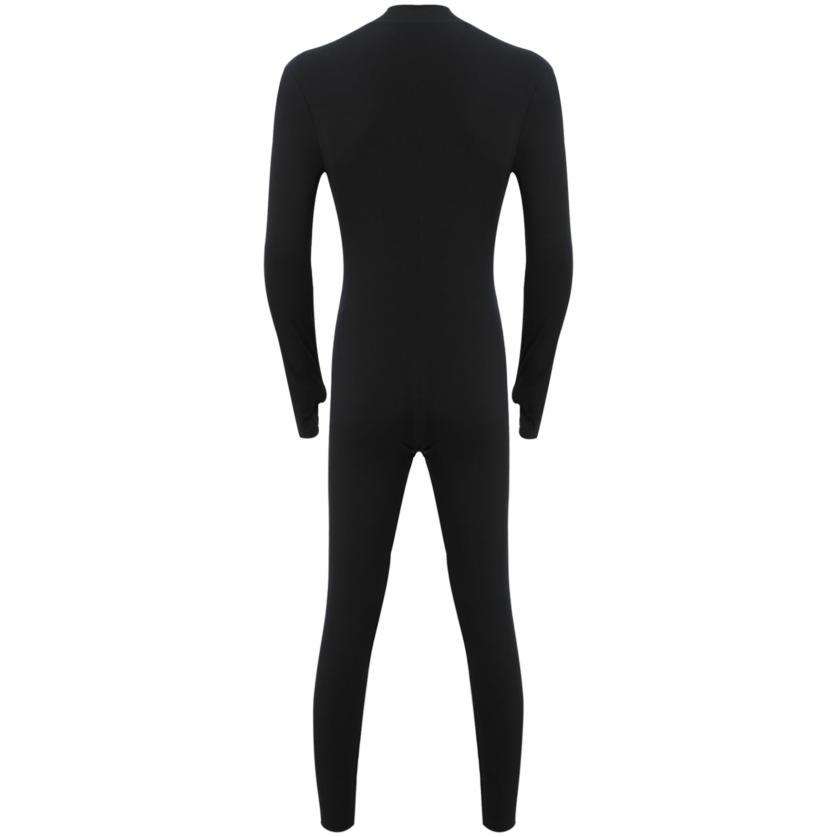 Sywiyi Mono deportivo para hombre, largo de cuerpo entero, de una pieza, corte ajustado, acanalado, entrenamiento, gimnasio, fitness