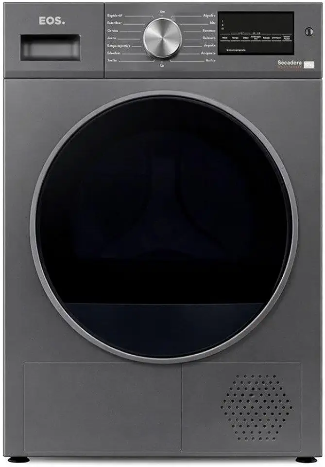 Secadora de Roupas EOS Heat Pump 12kg Titanium ESR12CT 110V