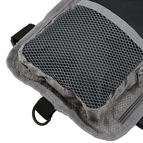 Colete de pesca com mosca, colete de pesca 600D Colete de abertura lateral com vários bolsos para ar