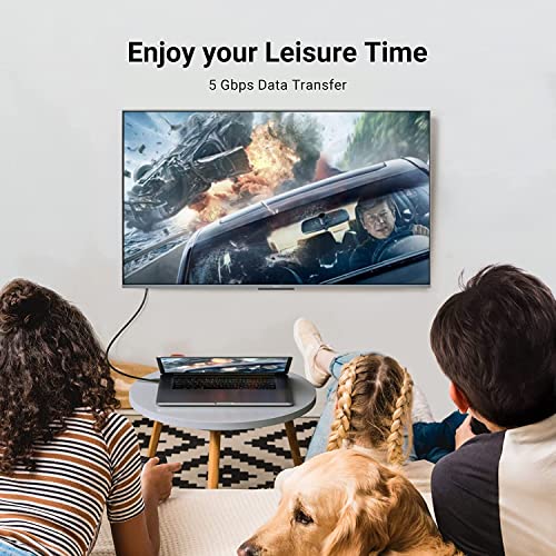 Ugreen Usb To Usb Cable, Usb 3.0 Male To Male Type A To Type A Cable For Data Transfer Compatible With Hard Drive, Laptop, Dvd Player, Tv, Usb 3.0 Hub, Monitor, Camera, Set Up Box And More 1.5Ft #TOP4