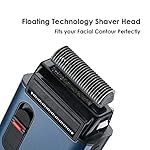 Styleader Aluminum Foil Shaver, with 24K Gold Coated Foil Blade and Popup Beard Trimmer, Rechargeable Electric Razor for…
