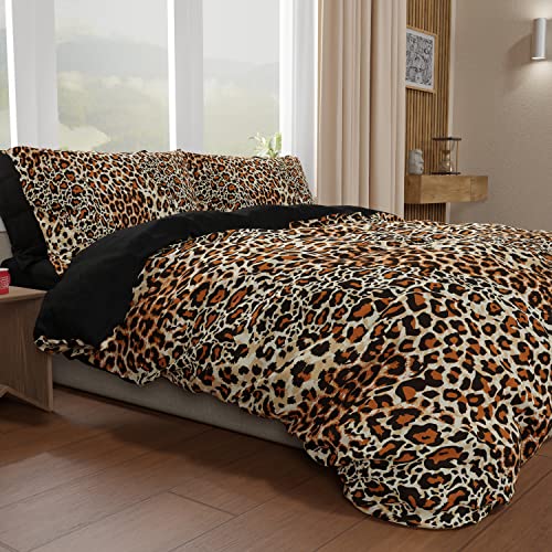 PETTI Artigiani Italiani - Double Duvet Cover and Pillowcases, 100% Made in Italy, Animalier, Animalier 04, Queen-size bed - Image 2