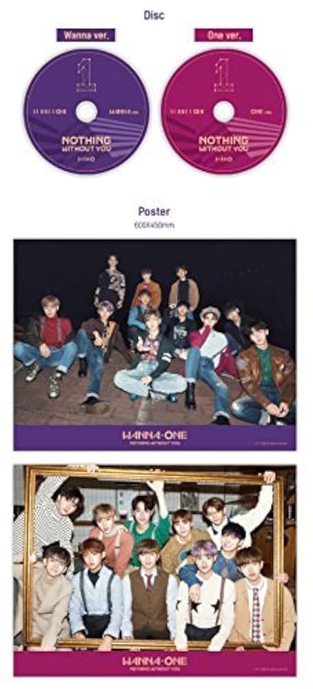 WANNAONE ~NOTHING WITHOUT YOU~ （CD） WANNA ONE - 'Nothing Without You' Album