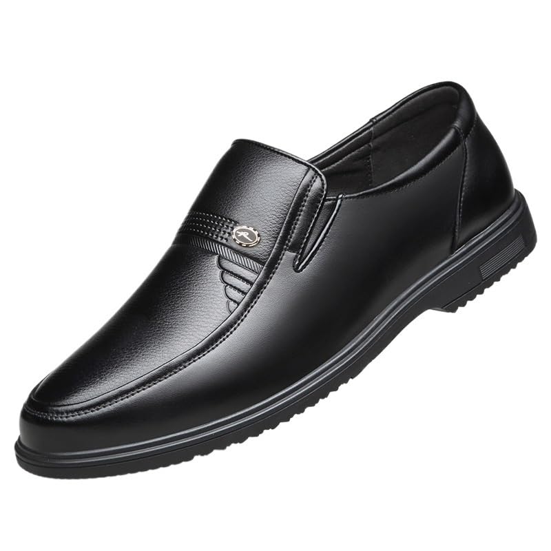 Men's Dress Shoes Mens Fashion Luxury Slip on Formal Business Shoes Men Business Office Wedding Formal Modern Oxfords