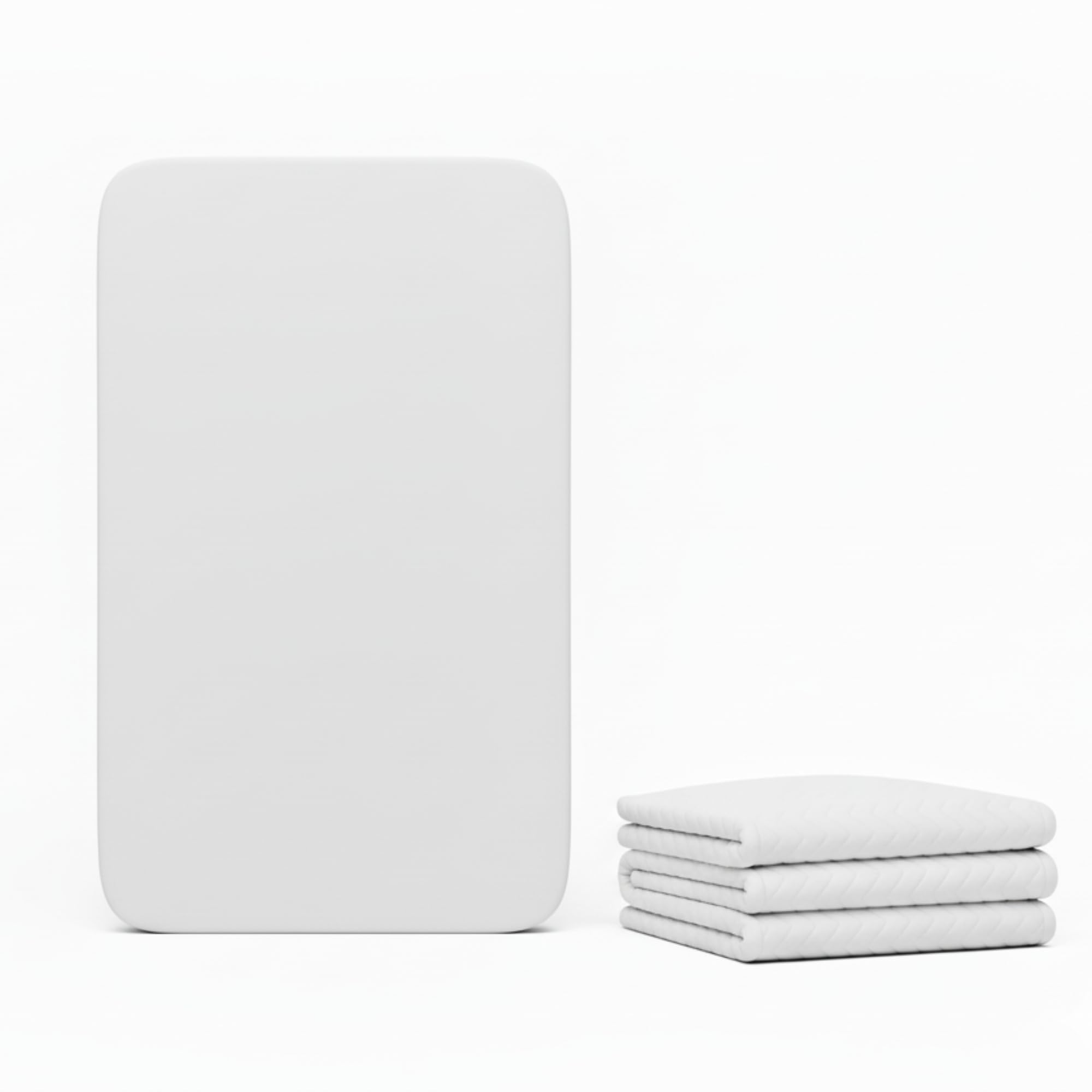 High Density Firm Foam Sheet – Cut to Any Size - Upholstery Foam for Seats, Sofas & Pet Beds - Durable Replacement Cushion Foam No Deformation – UK Made (With Quilted Cover, 90x40x5cm)