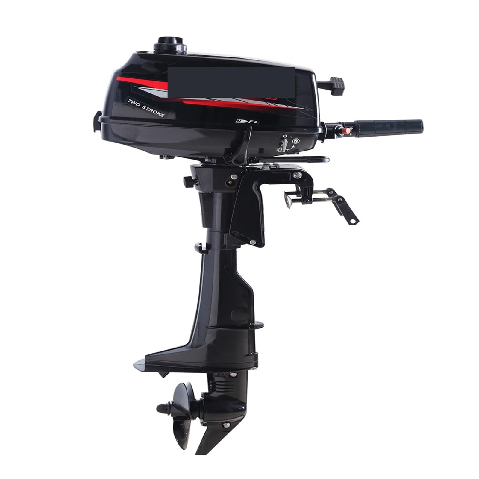 CVFRDD Boat Motor, 4.0 Horsepower 2 Stroke Gasoline Boat Motor, .9Kw Outboard Motors, Engine