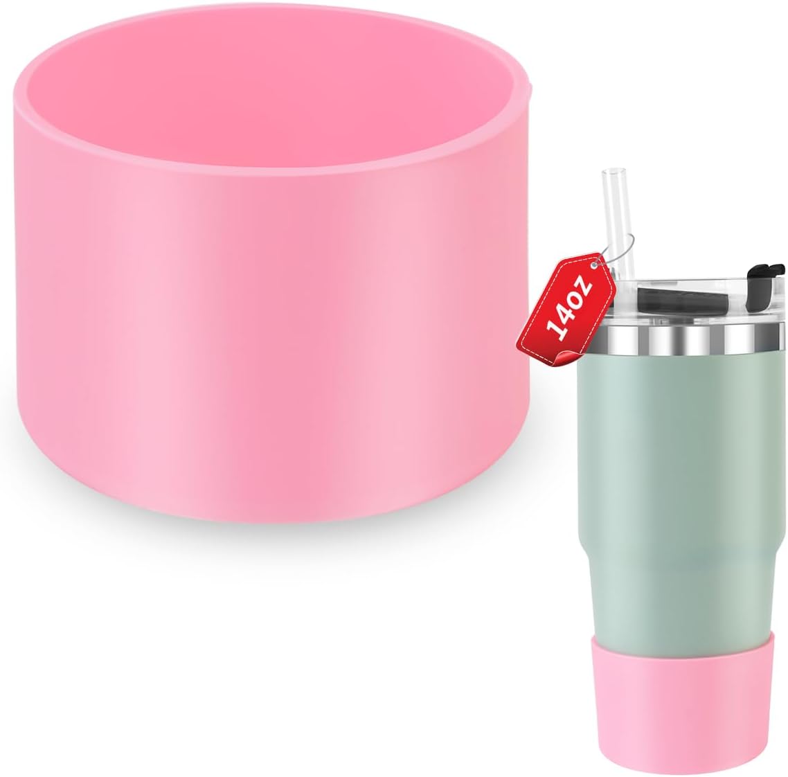 Boot for Stanley 14 OZ Cup, Boot for Stanley 14 OZ, Boot for 14 OZ Stanley Cup Accessories (Pink)