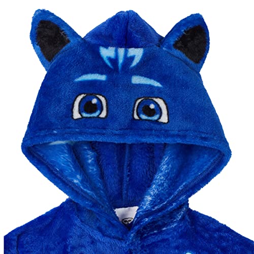 PJ Masks Toddler Boy's Plush Fleece Robe4