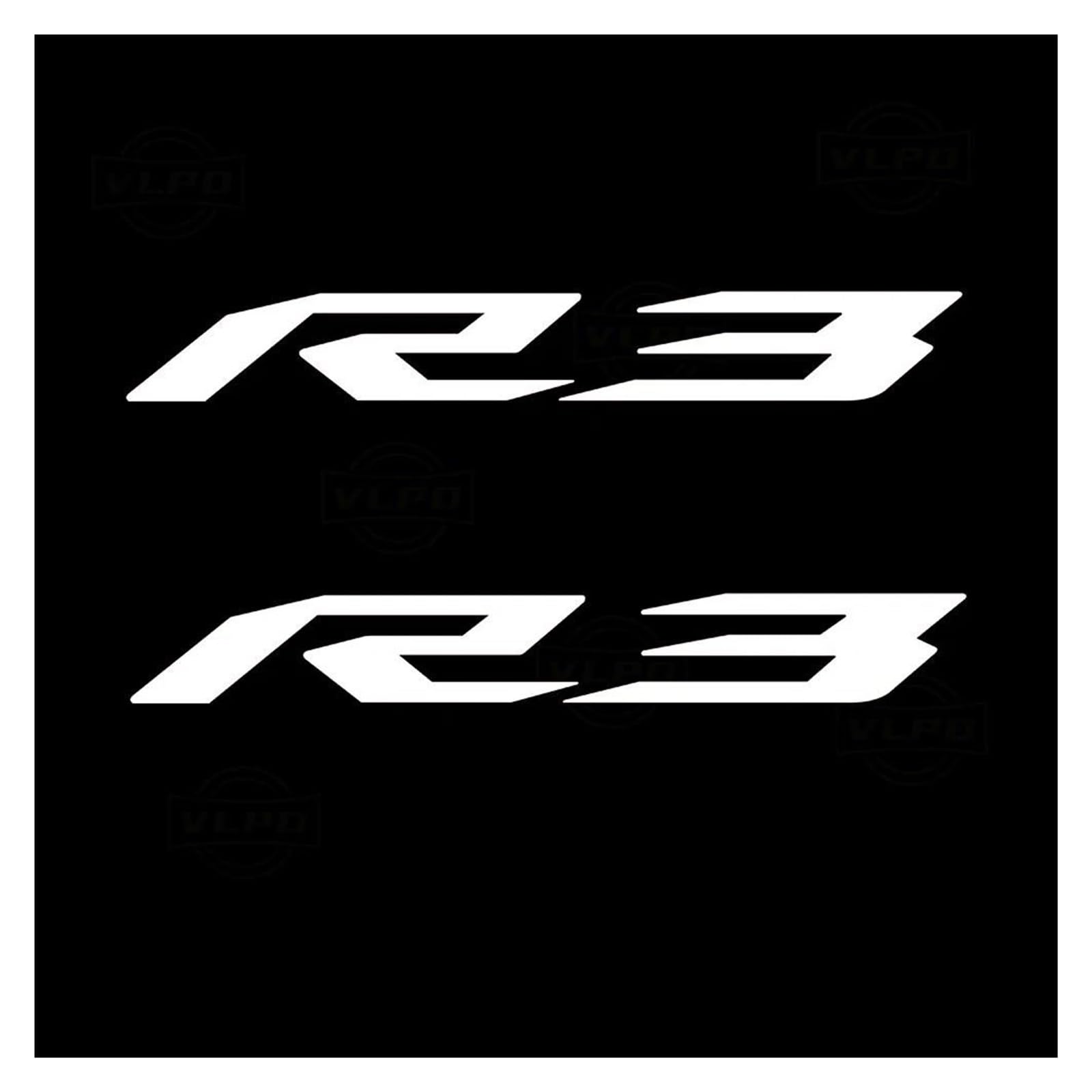 for YZFR3 YZF R3 Accessories YZF-R3 YZFR3 Decal Motorcycle Stickers Waterproof Decals(Silver)