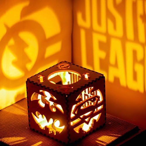 Wooden Candle Holder Votive Tealight Holder Super Hero Candle Stands Reclaimed wood Nerdy Gifts