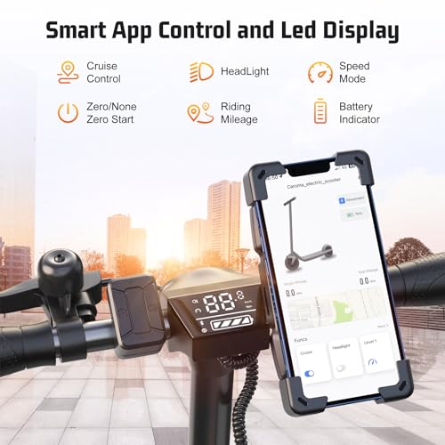 Caroma Electric Scooter Adults, 350W/500W Motor, Top Speed