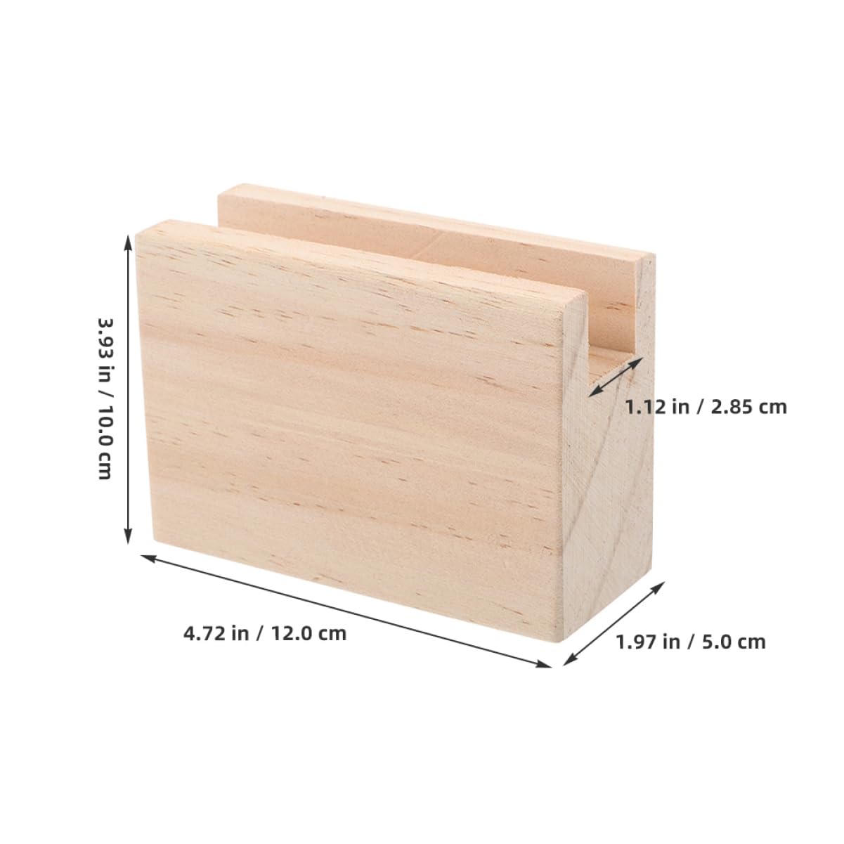 Holibanna 2pcs Heavy Duty Bed Risers for Furniture - Wooden Leg Elevators for Sofa Desk Bed Increases Height for Storage Stable Design