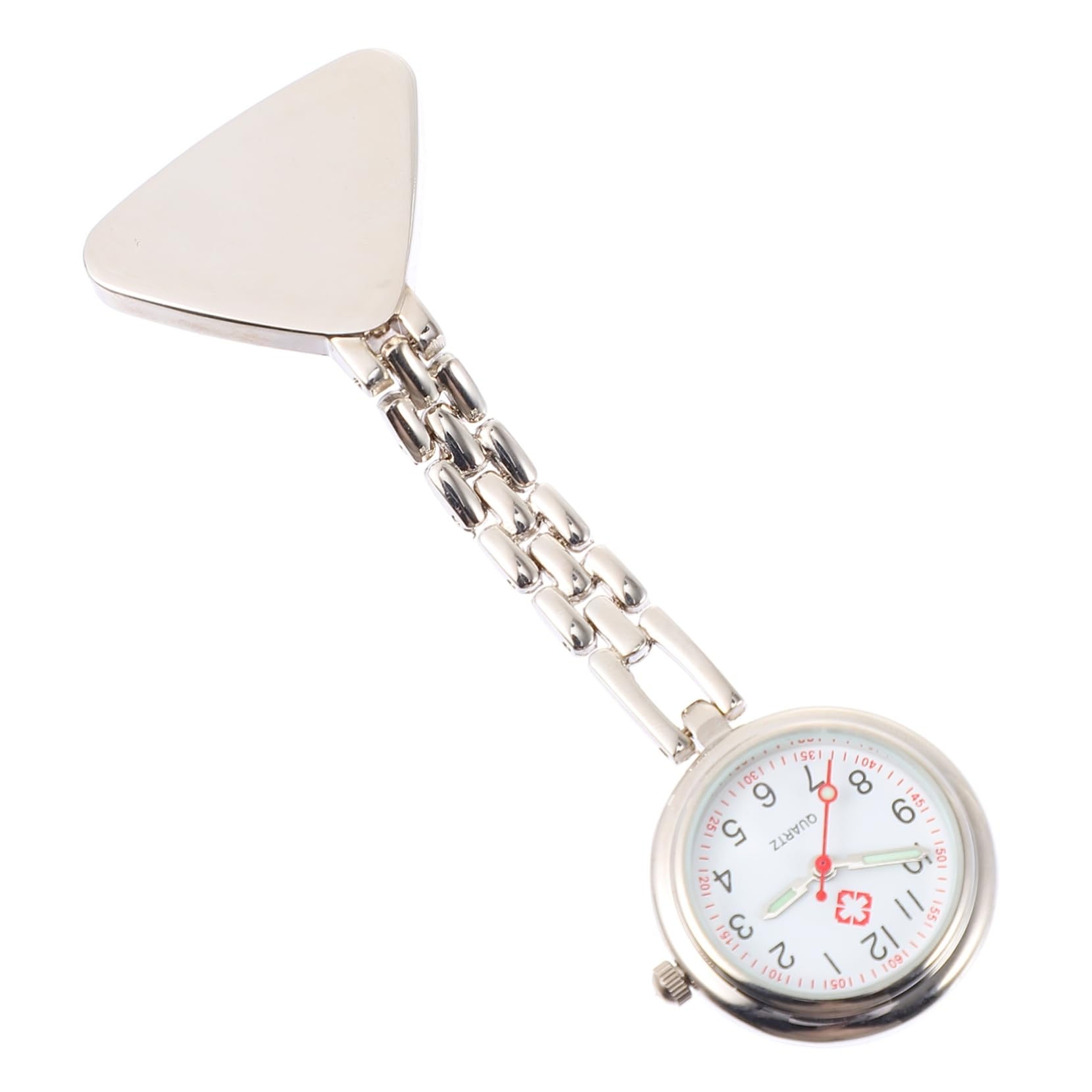LIFKOME 5stücke Clip Pocket Watch Quartz Uhr Für Und Senioren Tragbare Ansteckuhr Für Alltag Einfach Zu Bedienen Und Leicht Zu Transportieren