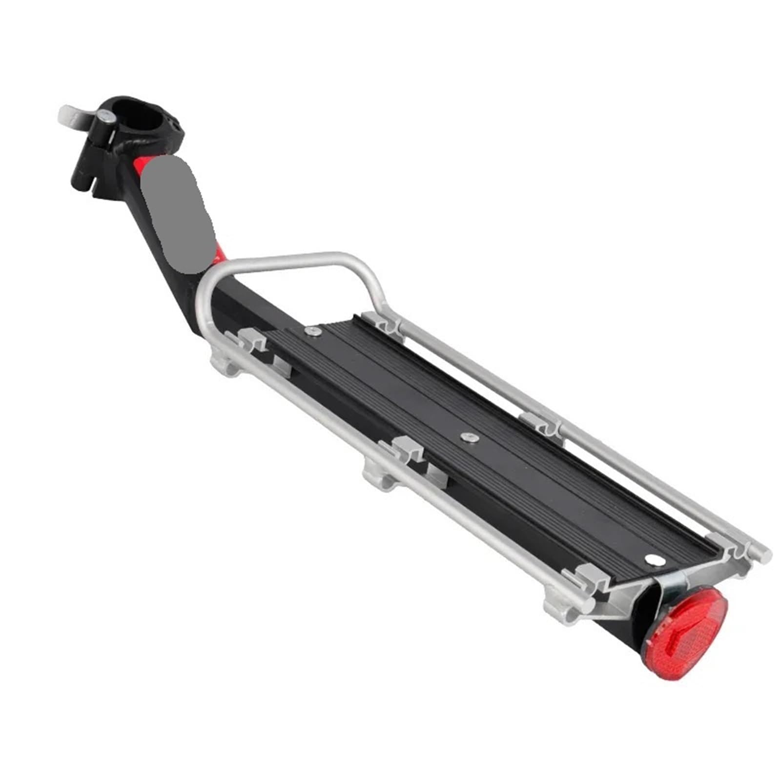 Tylny bagażnik rowerowy, Przedni uchwyt rowerowy Stop aluminium 9kg 12x37cm Czarny