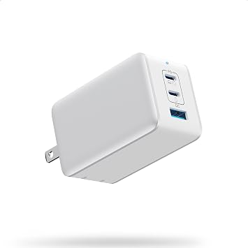 USB C Charger 130W Wall Charger,(GaN III)3 Port Fast Charging Station,65W Foldable Wall Charging Adapter for MacBook Pro/Air,ThinkPad,Dell XPS,iPhone 15/14,Pro,iPad Pro/Air,Galaxy S23,Steam Deck-White