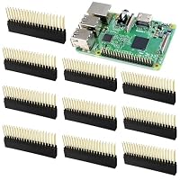Pretify – 10 Stück 2×20 Pin PCB Buchsenstecker weiblich, Doppelreihe S