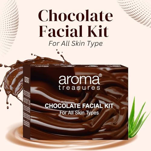 Image of Aroma treasures Chocolate Facial Kit for all skin type (One time use kit)